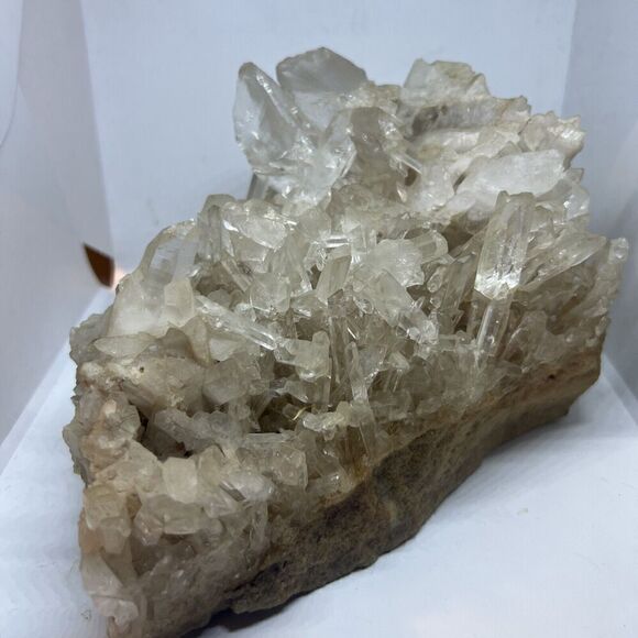 No Brand Other - Six Plus Pound Many Points Quartz on Matrix Museum Quality Cabinet Specimen
